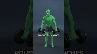 Miniature : 3 exercices faciles pour des jambes énormes ! (avec haltères)