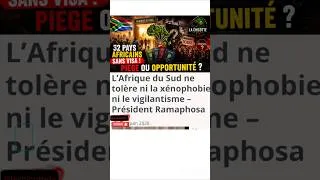 Miniature : AFRIQUE DU SUD : FRONTIÈRES OUVERTES… MAIS LES AFRICAINS SONT-ILS VRAIMENT LES BIENVENUS ?