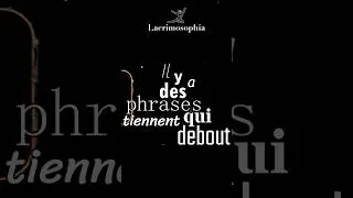 Miniature : il y a toujours une phrase écrite qui nous redonnera le goût de vivre.