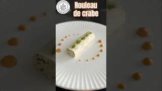 Miniature : Rouleau de crabe en rémoulade et feuille de radis. Tout en fraîcheur et en délicatesse