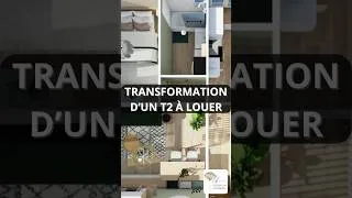Miniature : Avant/Après : Transformation d’un T2 pour la location – Optimisé, Stylé, Loué !  #avantaprès #deco