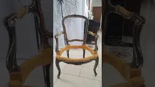 Miniature : Restauration chaise louis xv
