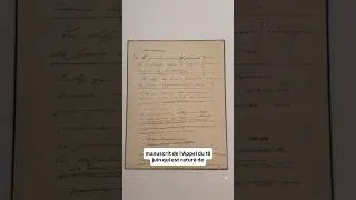 Miniature : À quoi ressemble le manuscrit de l’Appel du 18 juin ?