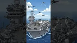 Miniature : TRUMP déploie un porte-avions et verrouille l'Iran. #geopolitique #futur #chine