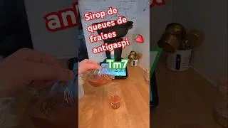 Miniature : sirop de queues de fraises au thermomix #antigaspi #thermomix #tm7 #RecettesFacile #nouveauté
