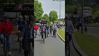 Miniature : Départ pour Périers de la randonnée cycliste « Les 3 jours de la Voie de la Liberté et de la Paix »