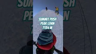 Miniature : Après 3 semaines d'expédition au Kirghizistan, le summit push du Lenin Peak à 7134m.Sommet ou pas ?!