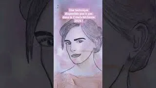 Miniature : ✨ Une nouvelle technique artistique pour réaliser simplement des portraits dans son art journal 🤩