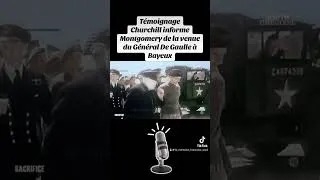 Miniature : Winston Churchill informe Bernard Montgomery de la venue prochaine du General De Gaulle à Bayeux