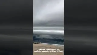 Miniature : Arrivée d’une dépression tropicale sir une plage de Côte d’Ivoire 🇨🇮 02 Avril 2020