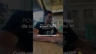 Miniature : Commente “GPT” et je t’envoie la Prompt Ce prompt va t’aider à obtenir des idées de contenus à