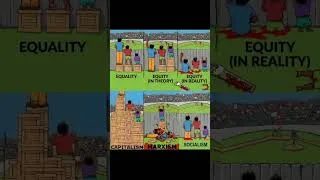Miniature : MEME #10 : EQUITY VS EQUALITY VS MARXISM VS SOCIALISM VS CAPITALISM VS JUSTICE