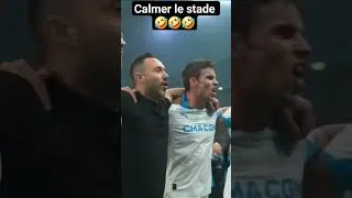 Miniature : calmer le stade heinnn 🤣🤣🤣🤣🤣 #om #football #ligue1 #foot