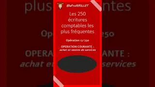 Miniature : Encaissement d'une facture de prestation de services 13/250