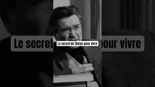 Miniature : Le secret désespoir d’Emil Cioran pour vivre