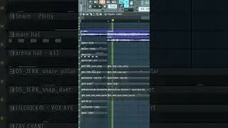 Miniature : La compo du jour, simple, efficace ... #flstudio #producer #beatmaker #beats #instrumental