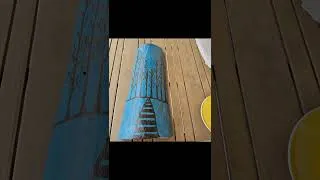 Miniature : décorer une tuile en terre cuite