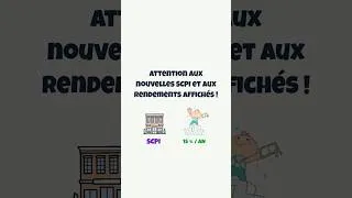 Miniature : Attention aux nouvelles SCPI et aux rendements affichés ! 🏢⚠️