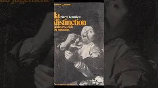Miniature : La distinction [Pierre BOURDIEU] 1979 - Les 4e de couverture