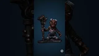 Miniature : Old Mechanic  | ZBrush Model Turntable | La Spatule du Futur