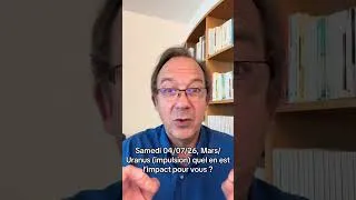 Miniature : Samedi 04/07/26 cette conjonction Mars/Uranus crée un concentré d’énergie et parfois d’impatience🤞