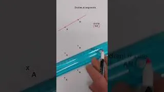 Miniature : Comment tracer et nommer une droite, une demie droite et un segment - Maths - DNB