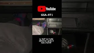 Miniature : Redémarrage de la Golf après 8 mois d’arrêt
