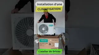 Miniature : Installer une clim en 40 secondes (du début à la fin)