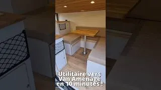Miniature : Transformer un utilitaire en van aménagé en 10 minutes ! Aménagement amovible Renault Trafic !