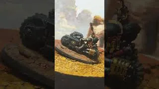 Miniature : Commission peinture  chapelain primaris a moto