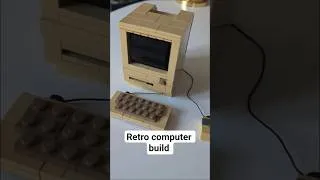 Miniature : Retro computer build #computer #retrotech #lego #toy #tech #90s