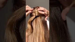 Miniature : French pin hair | Half up twist ✨#coiffure #coiffuressimples #hairstyle