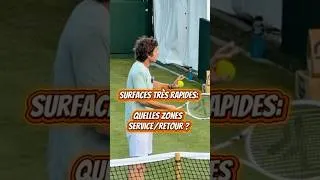 Miniature : 🎾Quelles zones service retour sur surface très rapide ? Extrait vidéo YT #laurentrochette #tennis