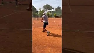 Miniature : Back at it 💪🏽 #tennis #tennisplayer