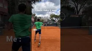 Miniature : Sorry coach 🥺 #tennis #tennisplayer #clay
