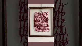 Miniature : Calligraphie Latine