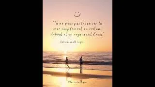 Miniature : ✅ Tu ne peux pas traverser la mer simplement en restant debout et en regardant l'eau. Tagore | Poem