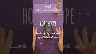 Miniature : HOROSCOPE jeudi 28 novembre 2024 #tarot #horoscope #motivation #guidance #laweendow #voyance #shorts