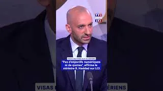 Miniature : Visas délivrés aux Algériens : "Pas d’objectifs numériques", affirme le ministre B. Haddad sur LCI