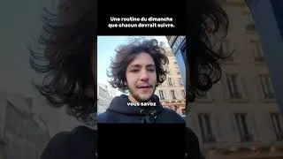 Miniature : Une routine du dimanche que chacun devrait suivre