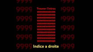 Miniature : Trouver l'intrus