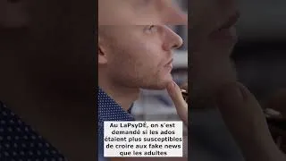 Miniature : Les adolescents sont-ils plus vulnérables aux fake news ? #shorts #vulgarisation