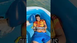 Miniature : Survivre 24h au milieu de la mer dans une piscine gonflable #arad #survie