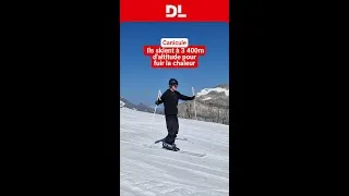 Miniature : Canicule : pour trouver du frais, ils skient à 3 400m d'altitude