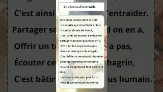 Miniature : La chaine d'entraide  #français  #fle #apprendrelefrançais