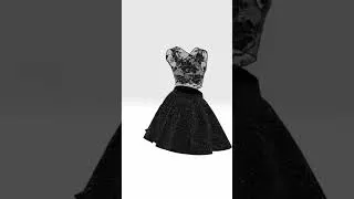 Miniature : Black dress Style 3D