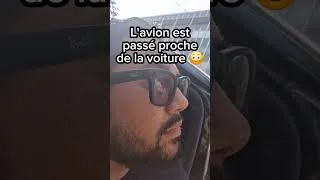 Miniature : L'avion est passé proche de la voiture 😱 #humour #permis