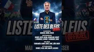 Miniature : LISTE DES BLEUs #football #foot