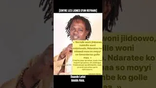 Miniature : [ENTRE LES LIGNES D’UN REFRAIN] - Daande leñol - Baaba Maal.