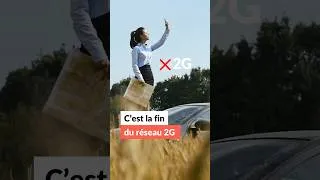 Miniature : C’est la fin du réseau 2G ! #science #shorts